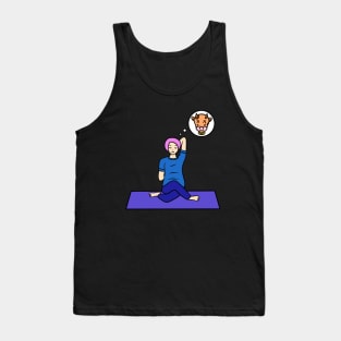 Cow face pose - yoga Tank Top